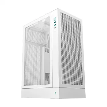 DeepCool CH170 PLUS WH κουτί υπολογιστή Midi Tower, Micro ATX, χωρίς τροφοδοτικό, 4 θέσεις επέκτασης, λευκό