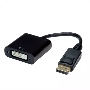 Value 12.99.3137 προσαρμογέας καλωδίου βίντεο 0,15 m DisplayPort DVI-D μαύρο (12.99.3137)