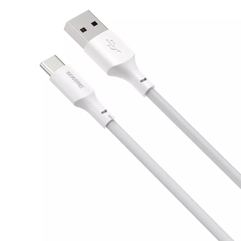 Καλώδιο USB Baseus TZCATZJ-02 1,5 m USB A USB C Λευκό