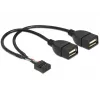 Εσωτερικό καλώδιο USB DeLOCK 83292 0,2 m υποδοχή σε υποδοχή