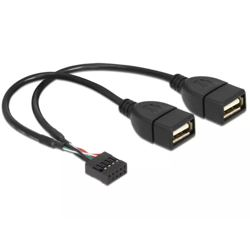 Εσωτερικό καλώδιο USB DeLOCK 83292 0,2 m υποδοχή σε υποδοχή
