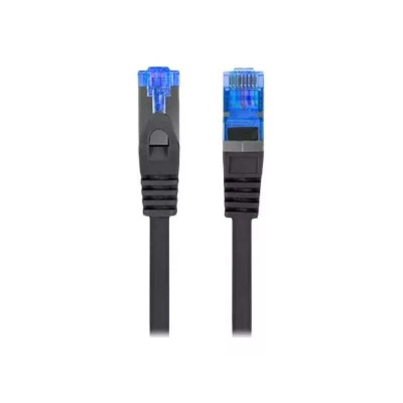LANBERG PATCHCORD S/FTP CAT.6A 2M ΜΑΥΡΟ LSZH