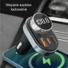 Ακουστικά hands-free Awei C-843 Bluetooth 5.0 με πομπό FM, θύρες USB και USB-C