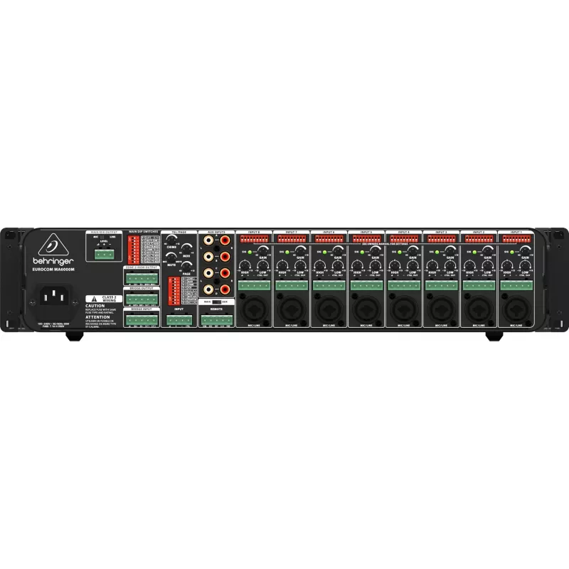 Behringer MA6000M Ενισχυτής ήχου Performance/Σκηνή μαύρο