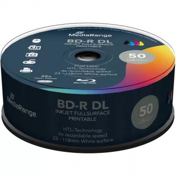 BD-R DL MediaRange MR510 50 GB 25 τεμ.