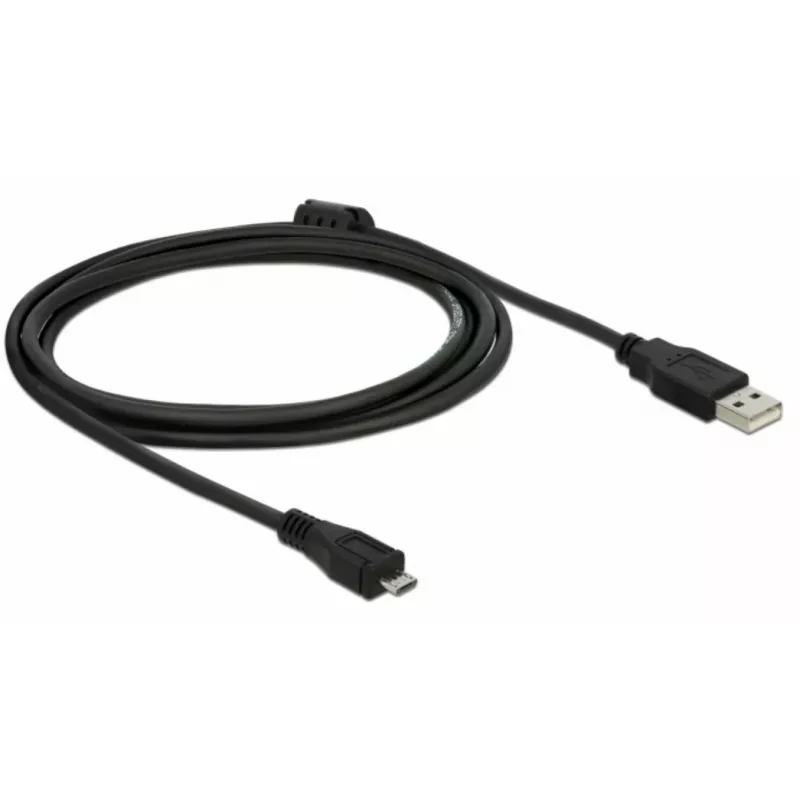 Καλώδιο USB DeLOCK 82335 USB 2.0 2 m USB A Micro-USB B μαύρο