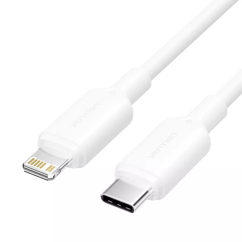 Καλώδιο USB-C σε Lightning 3A 480Mbit/s 1m ΛΕΥΚΟ