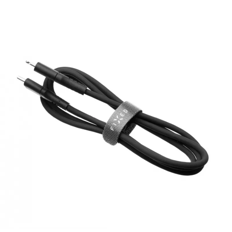 Καλώδιο USB-C σε Lightning FIXED FIXDLS-CL12-BK 1,2 m υγρό σιλικόνης