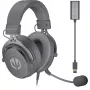VIRO Plus USB Alt Gray, gaming headset σκούρο γκρι, USB-A, υποδοχή 3,5 mm, κάρτα ήχου 7.1-USB