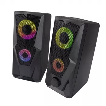 Ηχείο ESPERANZA BAILA 6 W ενσύρματο ηχείο δαπέδου, 6 W RMS, 160–20000 Hz, 3 Ω, USB & 3,5 mm, Ζεύγος