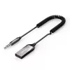 UGREEN CM309 δέκτης ήχου Bluetooth 5.0, USB, υποδοχή AUX 3,5 mm, μαύρος