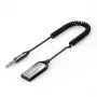 UGREEN CM309 δέκτης ήχου Bluetooth 5.0, USB, υποδοχή AUX 3,5 mm, μαύρος