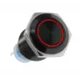 Lamptron LAMP-SW1912L-H αντιβανδαλιστικός διακόπτης 19 mm, Blackline, κόκκινος