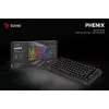 Savio Phenix SAVGK-RED Gaming πληκτρολόγιο USB RF Wireless Bluetooth QWERTY