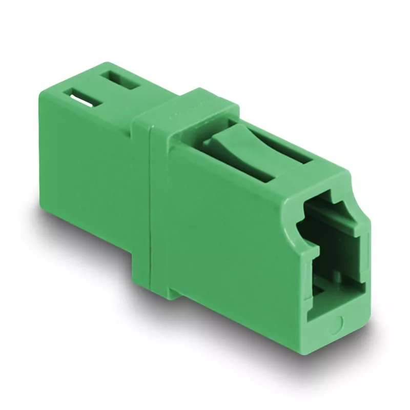 Οπτικός ζεύκτης ίνας LC Simplex θηλυκό σε LC Simplex θηλυκό APC πράσινο DeLOCK 87984