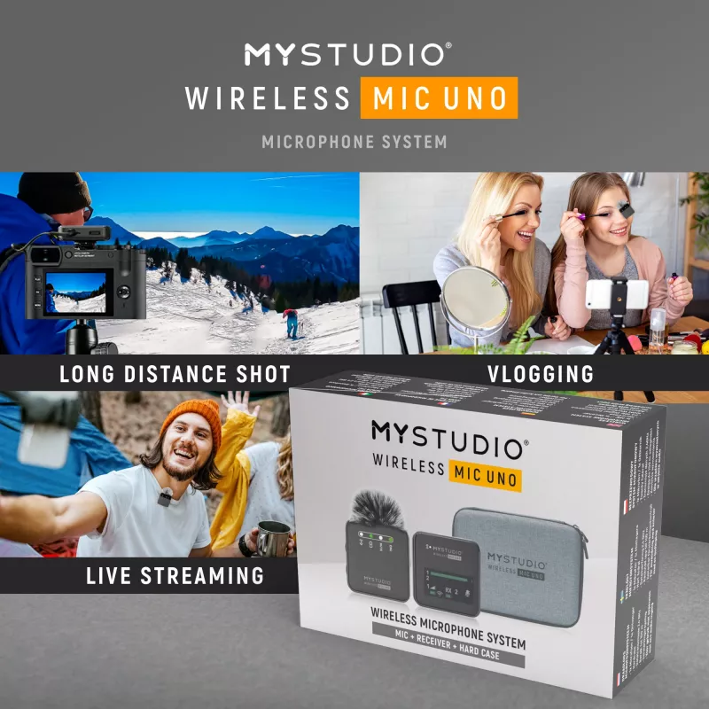 Μικρόφωνο Easypix MyStudio Wireless Mic Uno 62023
