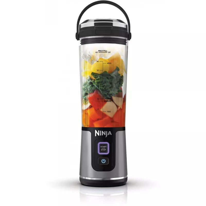 Sportmixer Ninja BC151EUBK — Δοχείο 0,53 L, 14,4 W, Μπαταρία, Ice-Crush, μαύρο