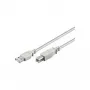 Καλώδιο USB 2.0 (διπλή θωράκιση, γκρι) (50953)