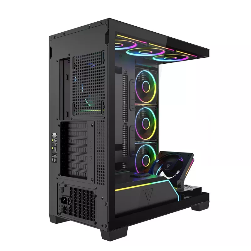 Modecom Volcano Stellar Plus ARGB Midi 8F μαύρο