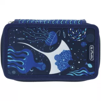 Herlitz TriCase Deep Ocean 31 τεμ. μπλε πολυεστέρας 190x70x115 mm