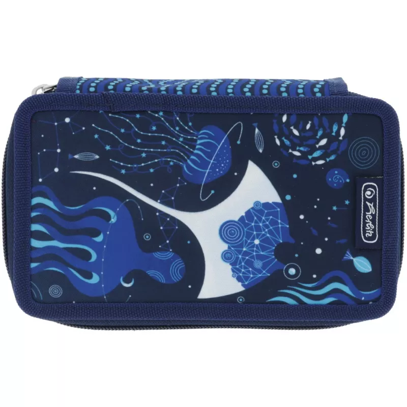 Herlitz TriCase Deep Ocean 31 τεμ. μπλε πολυεστέρας 190x70x115 mm