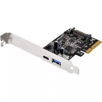 SilverStone ECU03 - Αντάπτορας USB - PCIe 2,0 x2 Low Profile - USB-C 3,1 x 1 + USB-C x 1 (SST-ECU03)
