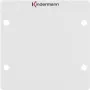 πλάκα τοίχου/κάλυμμα διακόπτη Kindermann 7444000500 αλουμίνιο