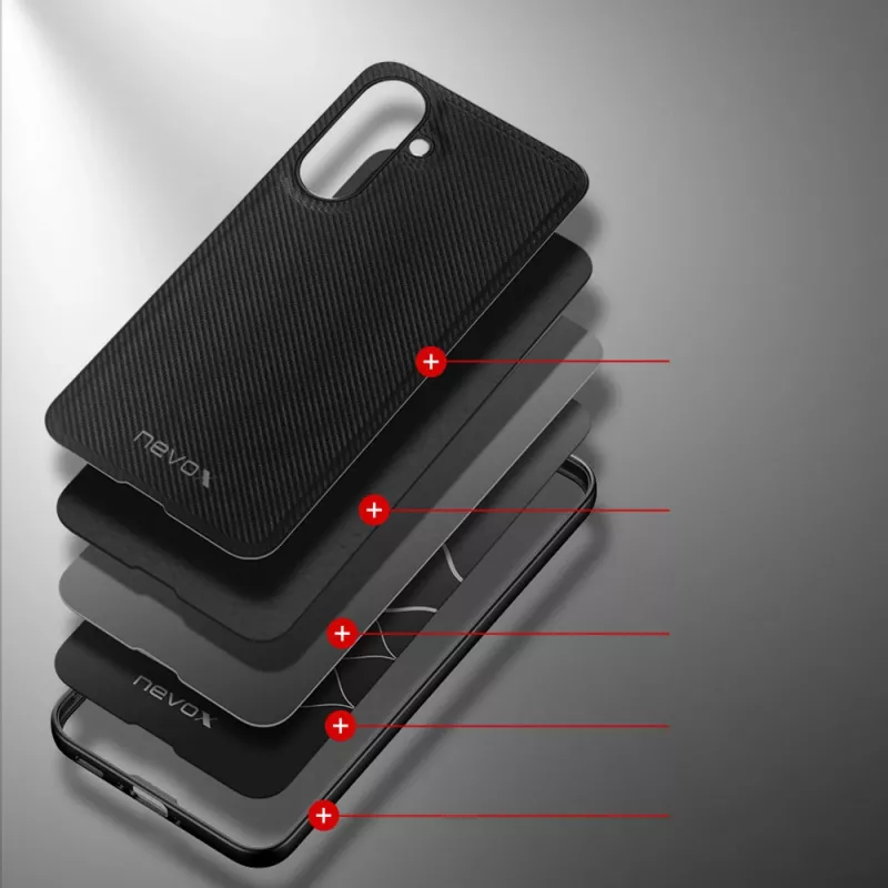 StyleShell NYLO, Θήκη κινητού μαύρη, Samsung Galaxy A36 5G