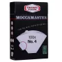 Φίλτρα καφέ MOCCAMASTER 85022 — χάρτινα φίλτρα, λευκό, συσκευασία 100 τεμ.