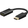 Καλώδιο προσαρμογέα Goobay DisplayPort σε HDMI 8K/60Hz - αρσενικό> θηλυκό (75270)
