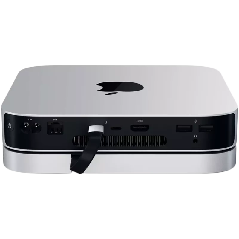 Satechi βάση και hub USB Type-C αλουμινίου για Apple Mac mini (ασημί)