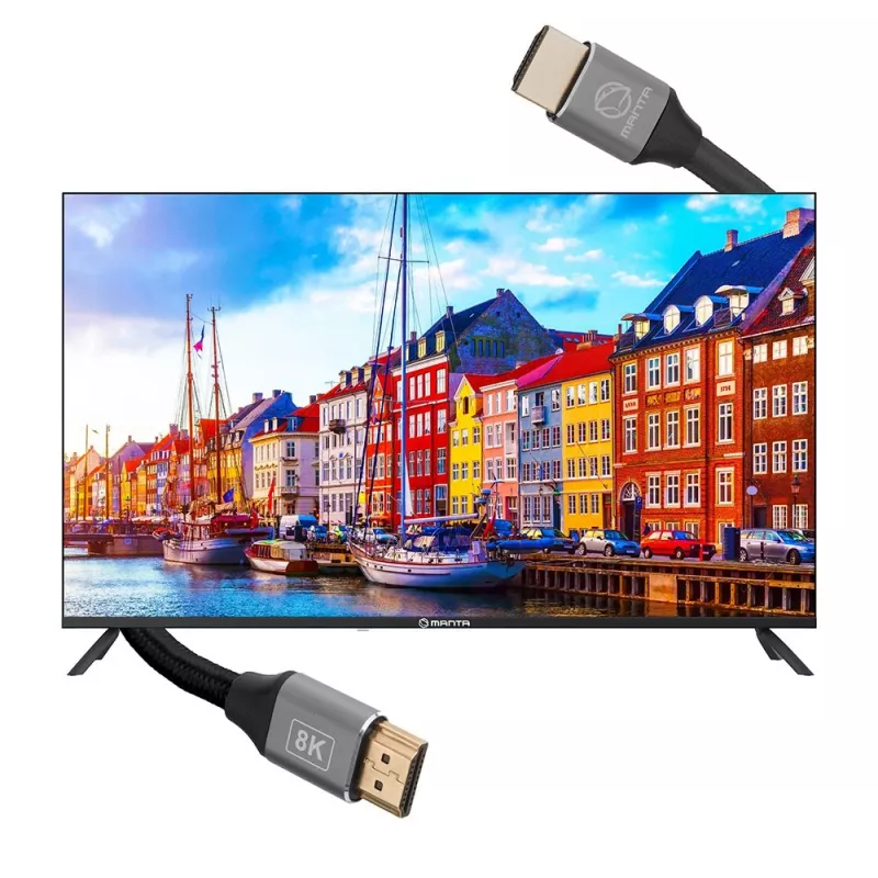Καλώδιο HDMI MANTA HDMI-1.5MC 1,5 m, υποστηρίζει έως 8K