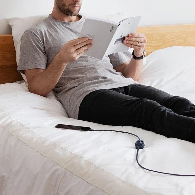 Καλώδιο USB-C σε Lightning Native Union Night 3 m – μαύρο/γκρι, μήκος 3 m