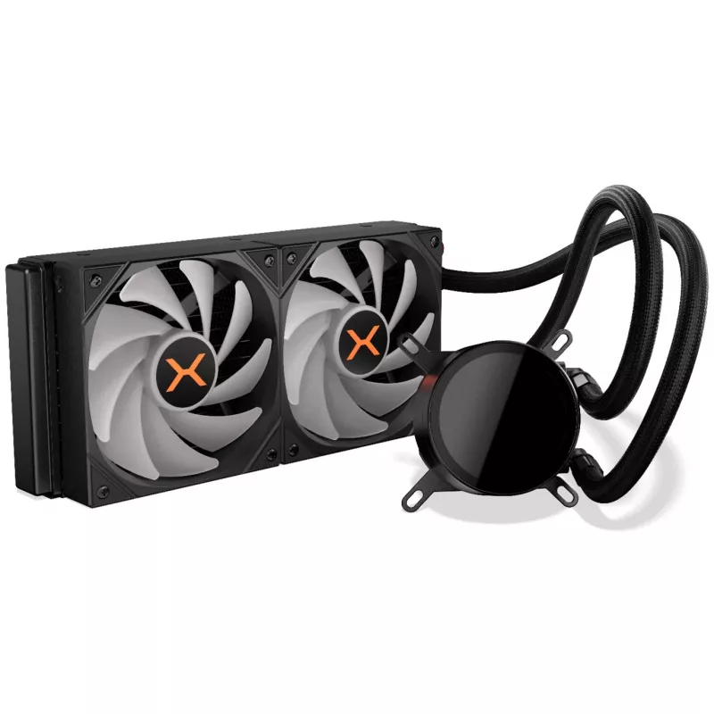 HydroX 240 ARGB, υγρόψυξη μαύρο