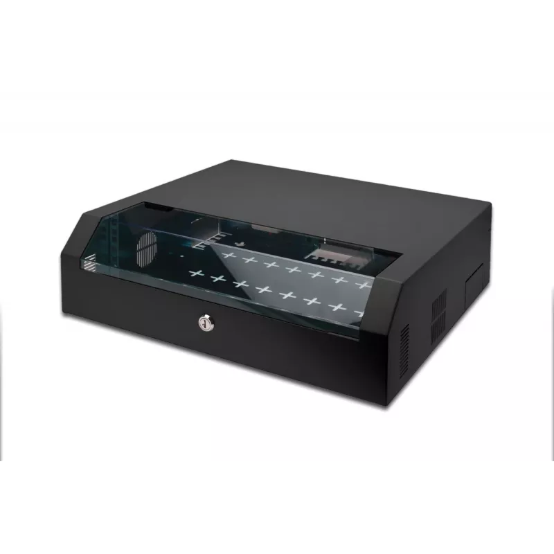 Ράφι επιτοίχιας τοποθέτησης Digitus DN-19 04U-PB-B
