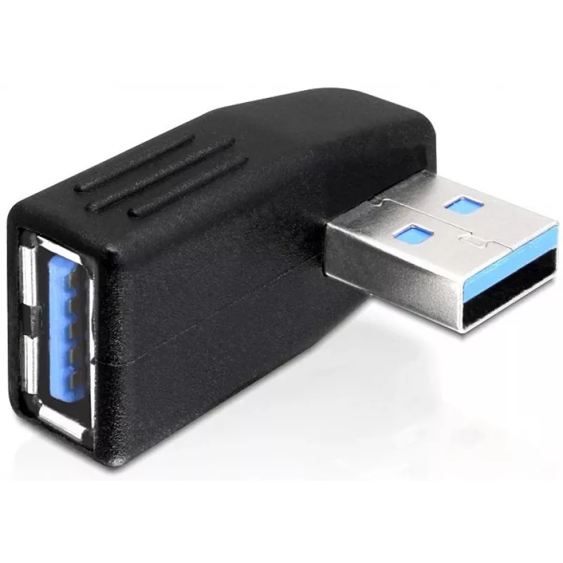 Αντάπτορας USB 3.0 M/F Delock 65342 μαύρο