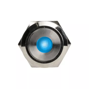 Διακόπτης πίεσης DimasTech Vandalismustaster 22mm Silverline Dot RGB PD215, 22 mm