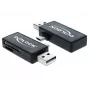 Αναγνώστης καρτών DeLOCK 91731 USB 2.0 μαύρο