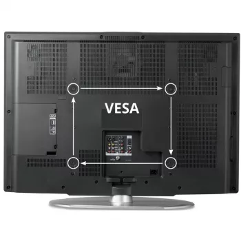 Wentronic Goobay Προσαρμογέας VESA για βάση τοίχου TV, Μαύρο - για επέκταση των διαστάσεων VESA μιας βάσης τοίχου TV (63267)