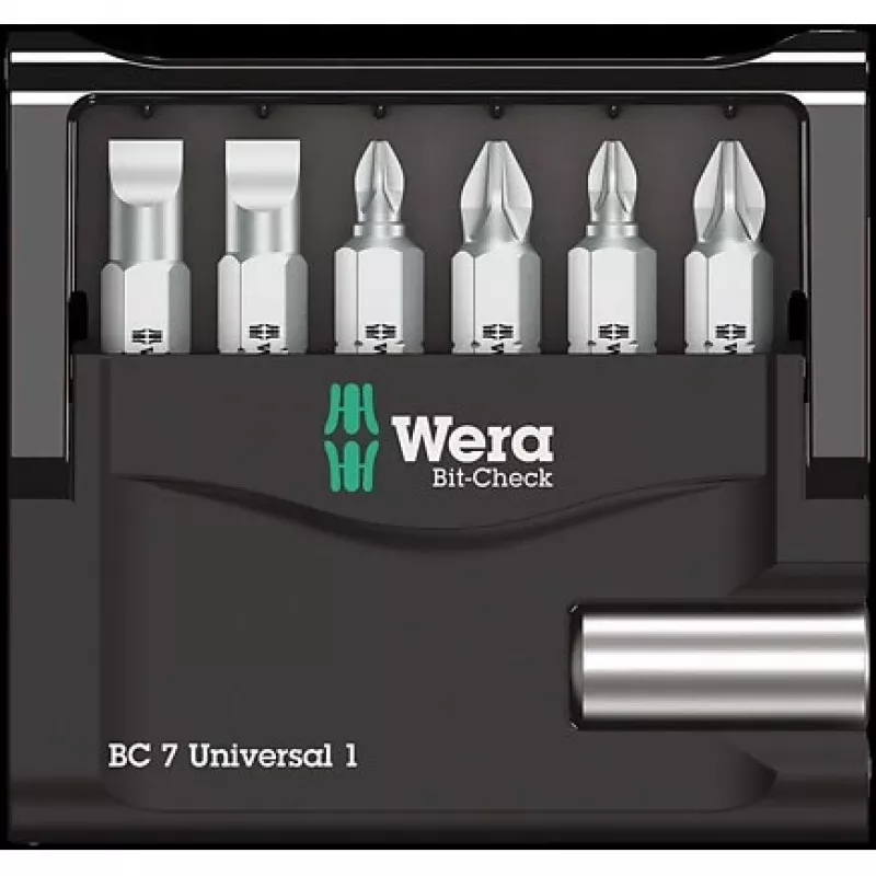 Wera Bit-Check 7 Universal 1 σετ μύτες 05056295001, 7 τεμ.