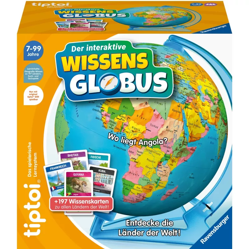 Εκπαιδευτικό παιχνίδι Ravensburger tiptoi Interaktiver Wissens-Globus