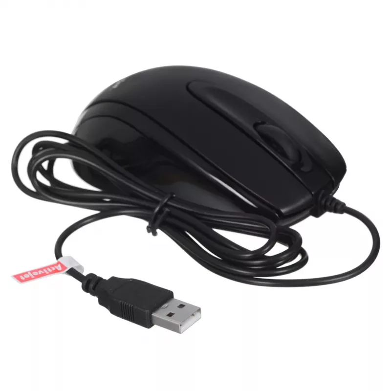 Activejet AMY-083 ποντίκι ενσύρματο USB (οπτικό; 1000 DPI; μαύρο)