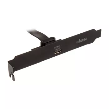 Καλώδιο USB Akasa AK-CBUB37-50BK 0,5m USB 3.2 Gen 2 Μαύρο