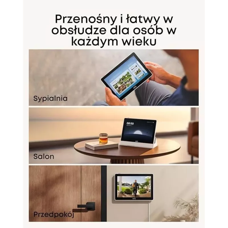 Βοηθός οικιακής ασφάλειας Anker Eufy T87A03W1 Smart συσκευή Μαύρο/Λευκό
