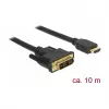 Προσαρμογέας καλωδίου βίντεο DeLOCK 85587 10 m HDMI Type-A DVI-D μαύρο