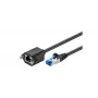 Microconnect SFTP6A03EXT καλώδιο δικτύου μαύρο 3 m Cat6a S/FTP (S-STP)