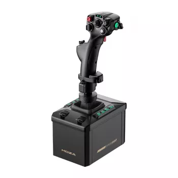 Flight-Ständer-Kit MOZA AB6 Flight Simulator – μαύρο ABS, κατασκευή αλουμινίου και ανθρακονημάτων, AC ρεύμα 110–220 V, μέγιστη ισχύς 72 W