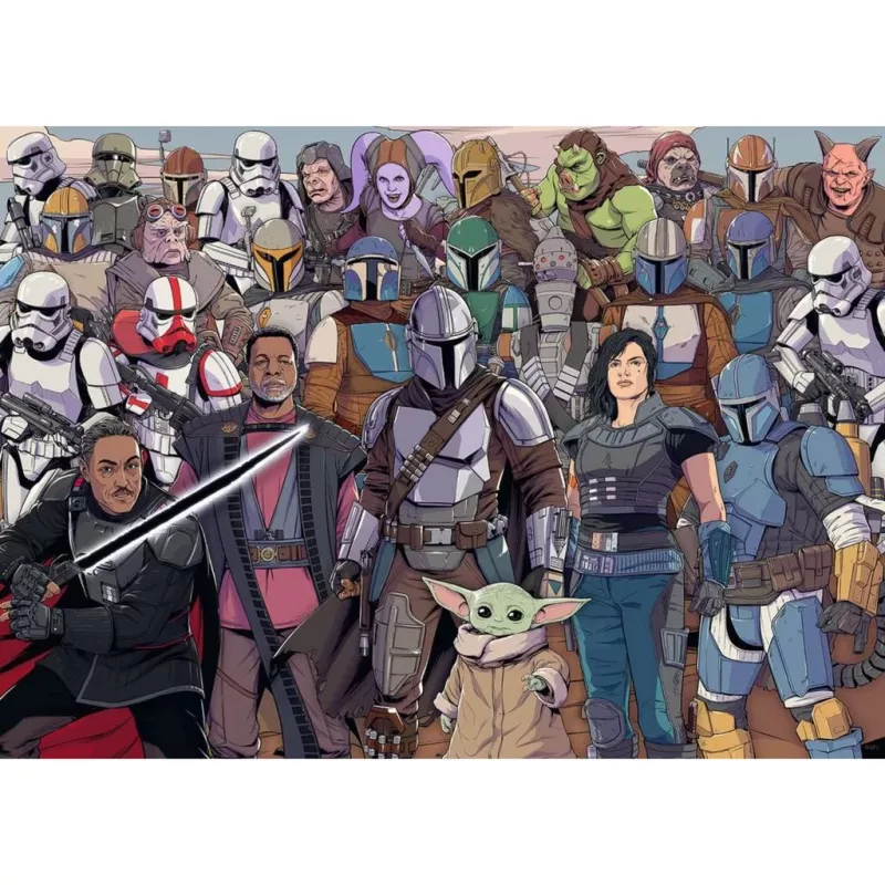 Παζλ Ravensburger Mandalorian 1000 τεμάχια – Star Wars παζλ 1000 τεμαχίων