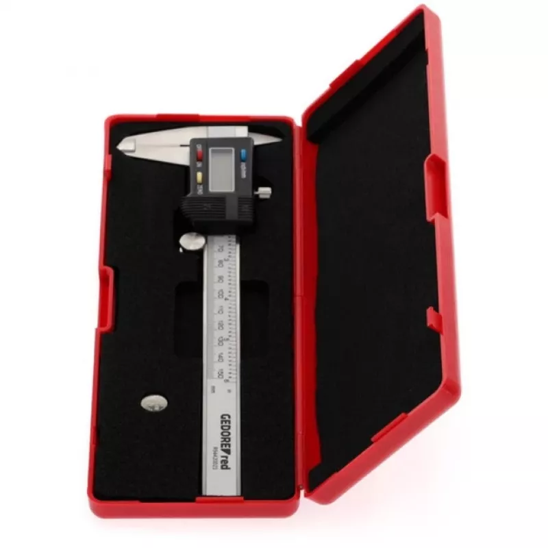 Gedore RED R94420021 3301430 ψηφιακό παχύμετρο, 0–153 mm, mm/ίντσες, γκρι
