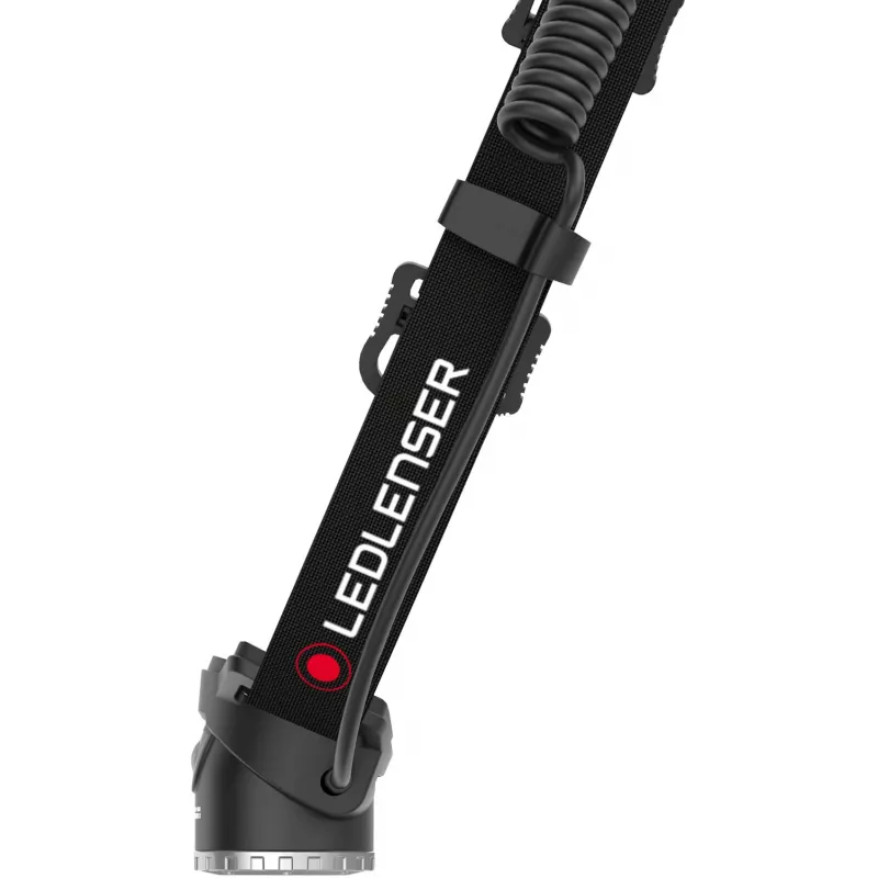 Ledlenser H8R μαύρος, κόκκινος φακός κεφαλής LED